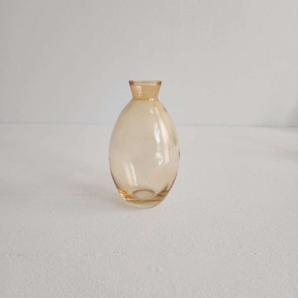 Recycled Bottle Budvase - Amber - 12cm 